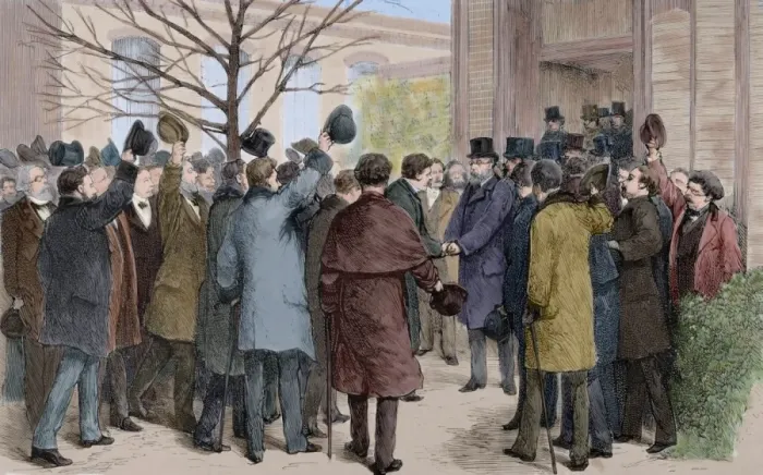 Framed Print : Berlin, Ovation of German and foreign doctors to dr. Koch (1 Framed Print : Berlin, Ovation of German and foreign doctors to dr. Koch (1