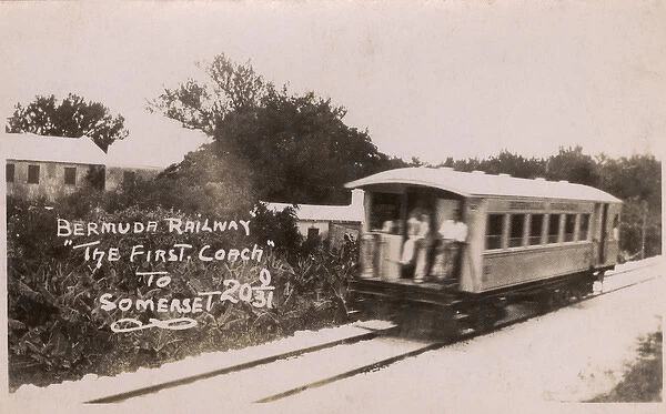 Bermuda Railway -The first coach to Somerset
