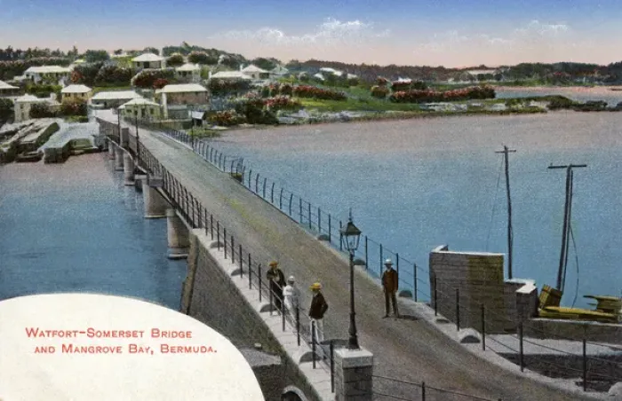 Framed Print : Bermuda - Watford-Somerset Bridge and Mangrove Bay Framed Print : Bermuda - Watford-Somerset Bridge and Mangrove Bay