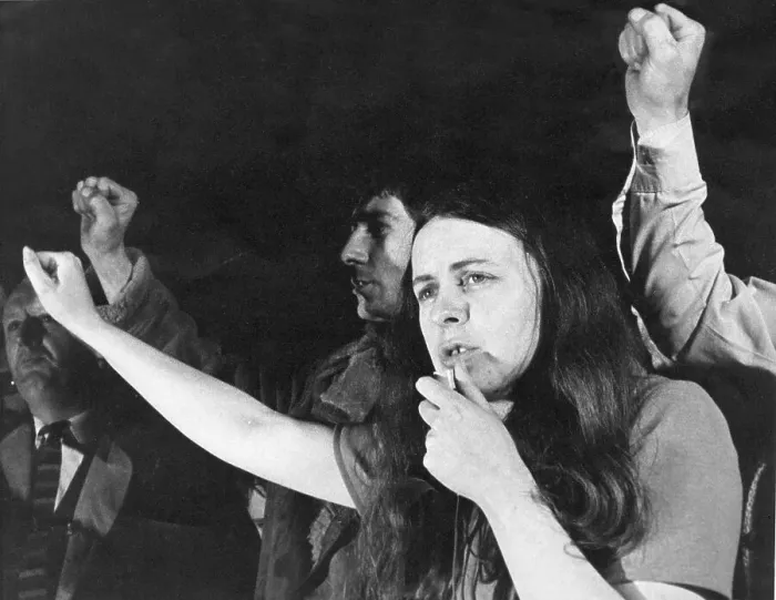 Framed Print : Bernadette Devlin, political activist and MP Framed Print : Bernadette Devlin, political activist and MP