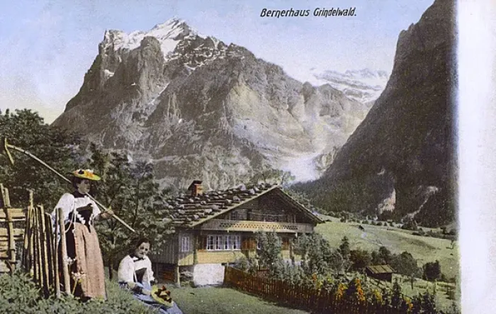 Framed Print : Bernerhaus, Grindelwald, Switzerland Framed Print : Bernerhaus, Grindelwald, Switzerland