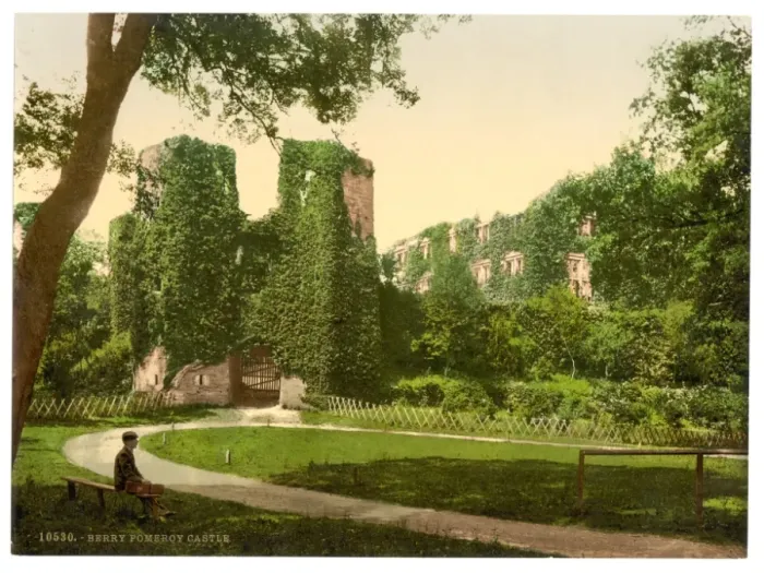 Framed Print : Berry Pomeroy Castle, Dartmouth, England Framed Print : Berry Pomeroy Castle, Dartmouth, England