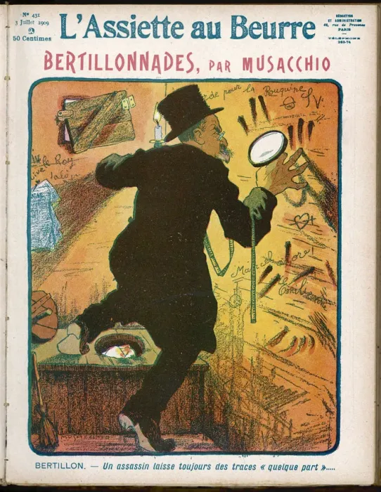 Framed Print : BERTILLON SATIRE Framed Print : BERTILLON SATIRE