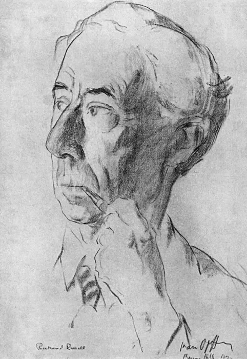 Framed Print : Bertrand Russell Framed Print : Bertrand Russell