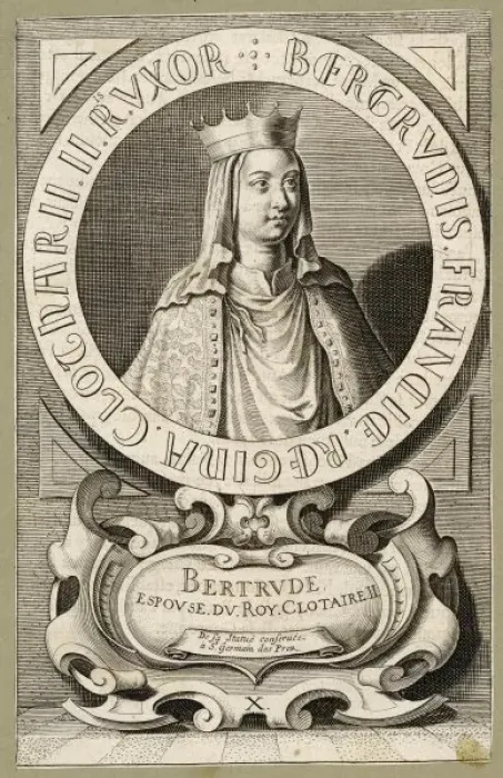 Framed Print : BERTRUDE queen of Clotaire II, king of Neustria Framed Print : BERTRUDE queen of Clotaire II, king of Neustria