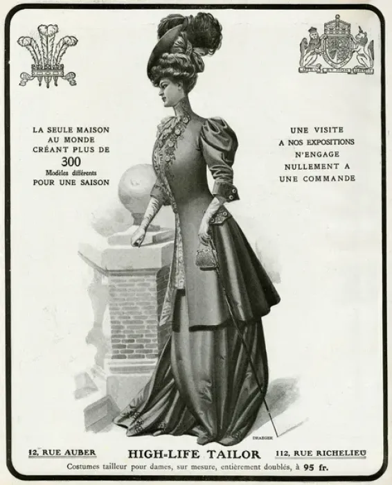 Framed Print : Bespoke tailored clothing for ladies 1906 Framed Print : Bespoke tailored clothing for ladies 1906
