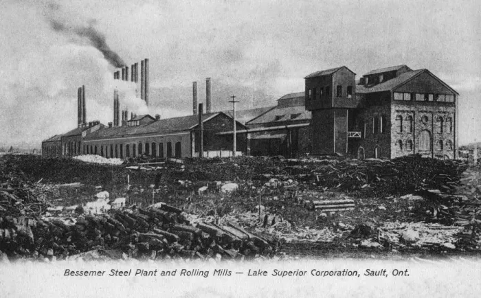 Framed Print : Bessemer steel plant and rolling mills Framed Print : Bessemer steel plant and rolling mills