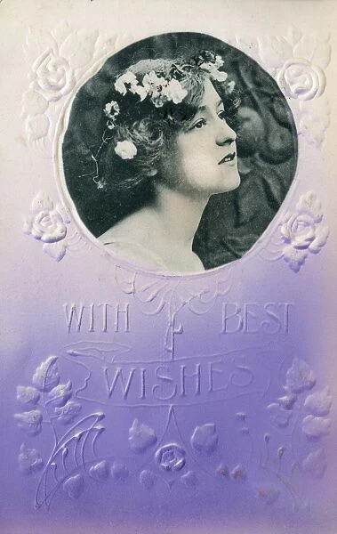 Best Wishes greetings postcard