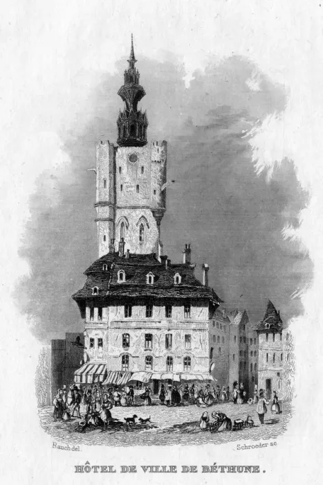 Framed Print : BETHUNE HOTEL DE VILLE Framed Print : BETHUNE HOTEL DE VILLE