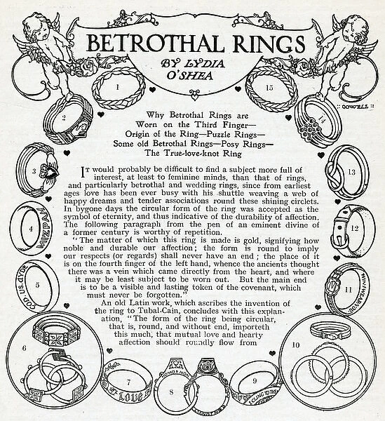 Betrothal rings 1912