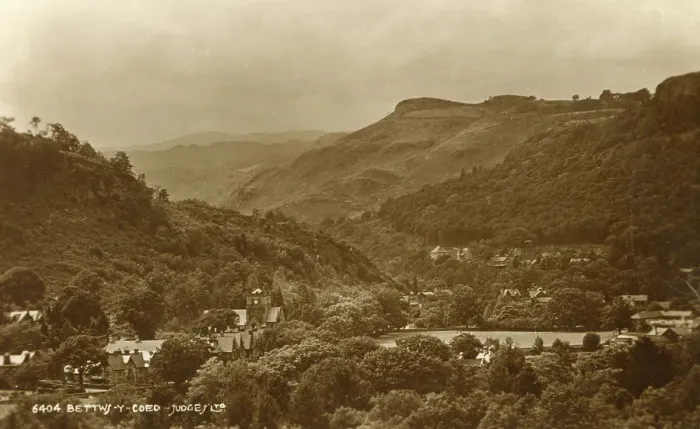 Framed Print : Bettws-y-Coed, Wales - Judges real photo postcard 1921 Framed Print : Bettws-y-Coed, Wales - Judges real photo postcard 1921