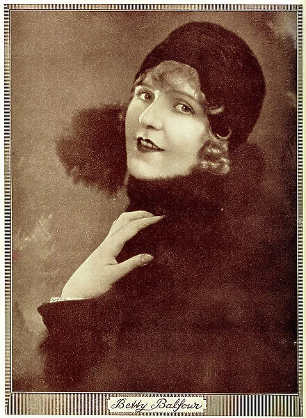 Betty Balfour, actress, known as the British Mary Pickford