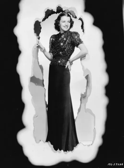 Framed Print : Betty Furness in 2-piece smart Dolly Tree evening ensemble Framed Print : Betty Furness in 2-piece smart Dolly Tree evening ensemble