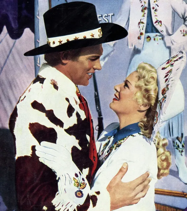 Framed Print : Betty Hutton and Howard Keel, Annie Get Your Gun