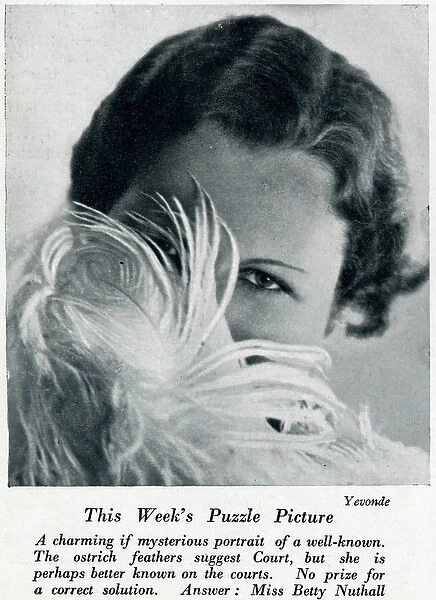 Betty Nuthall by Madame Yevonde