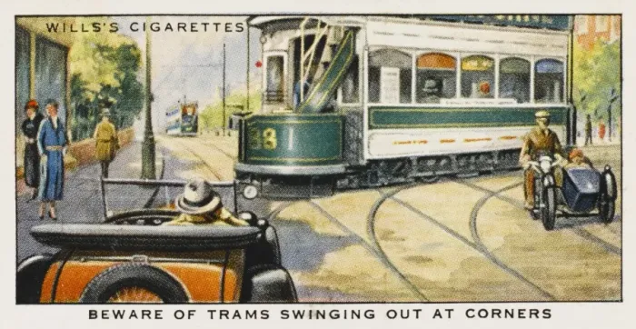 Framed Print : Beware of Trams Framed Print : Beware of Trams