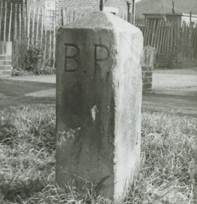 Framed Print : Bexley Parish Boundary Stone Framed Print : Bexley Parish Boundary Stone