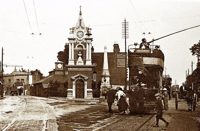 Framed Print : Bexleyheath Market Place early 1900's Framed Print : Bexleyheath Market Place early 1900's