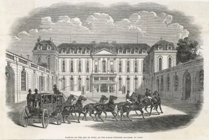 Framed Print : Bey of Tunis Visits Framed Print : Bey of Tunis Visits