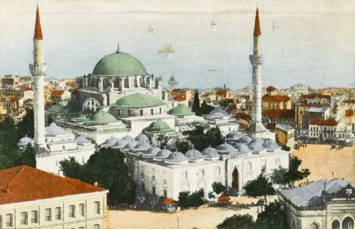 Framed Print : Beyazidiye Mosque, Constantinople, Turkey Framed Print : Beyazidiye Mosque, Constantinople, Turkey