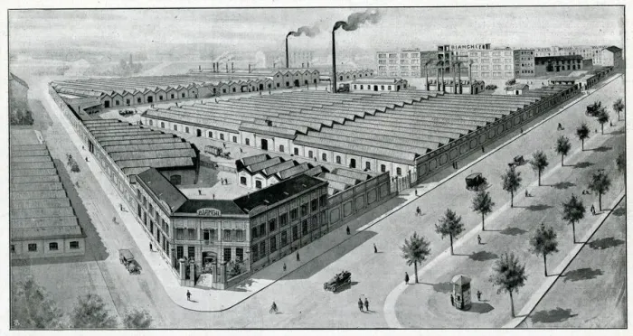 Framed Print : Bianchi MCycle Factory Framed Print : Bianchi MCycle Factory