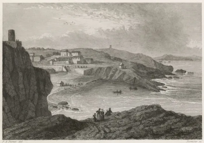 Framed Print : BIARRITZ (1835) Framed Print : BIARRITZ (1835)