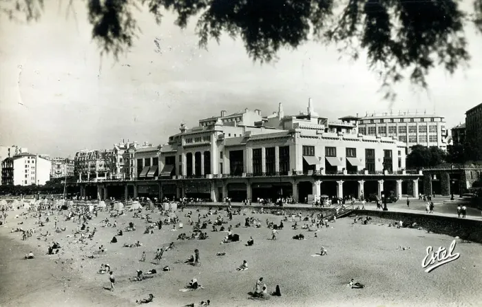 Framed Print : Biarritz, France - The Municipal Casino and the Beach Framed Print : Biarritz, France - The Municipal Casino and the Beach