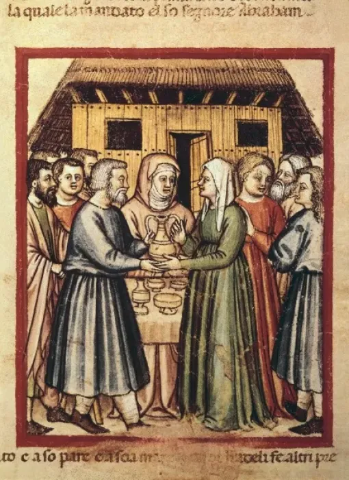 Framed Print : Bibbia istoriata padovana. 14th c. - 15th c Framed Print : Bibbia istoriata padovana. 14th c. - 15th c