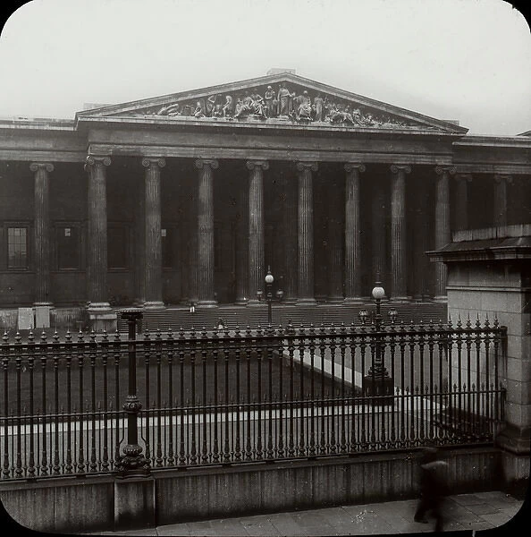 Bible 1. Slide showing a large neoclassical building. Part of Box 366. Date: circa 1900