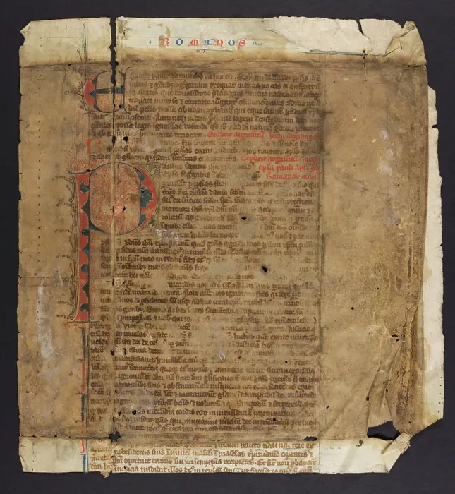 Framed Print : Biblical Commentary (Fragment) Framed Print : Biblical Commentary (Fragment)