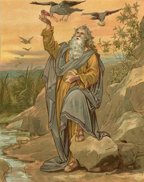 Framed Print : Biblical Tales by John Lawson, Elijah Framed Print : Biblical Tales by John Lawson, Elijah
