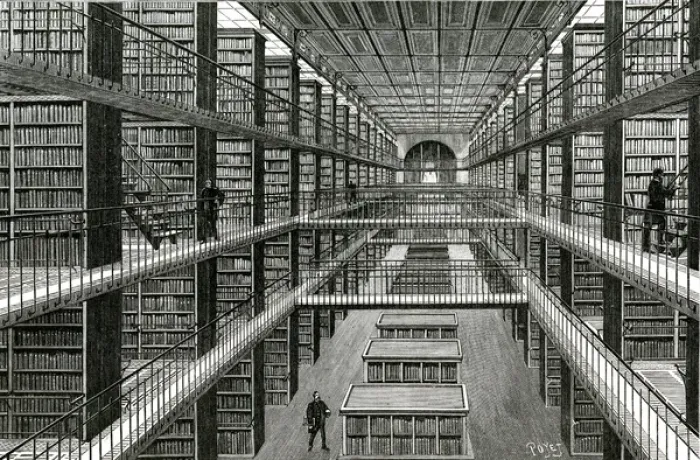 Framed Print : Bibliotheque Nationale Framed Print : Bibliotheque Nationale