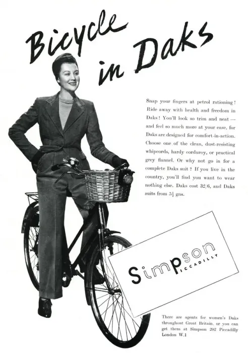 Framed Print : Bicycle in Daks 1940 Framed Print : Bicycle in Daks 1940