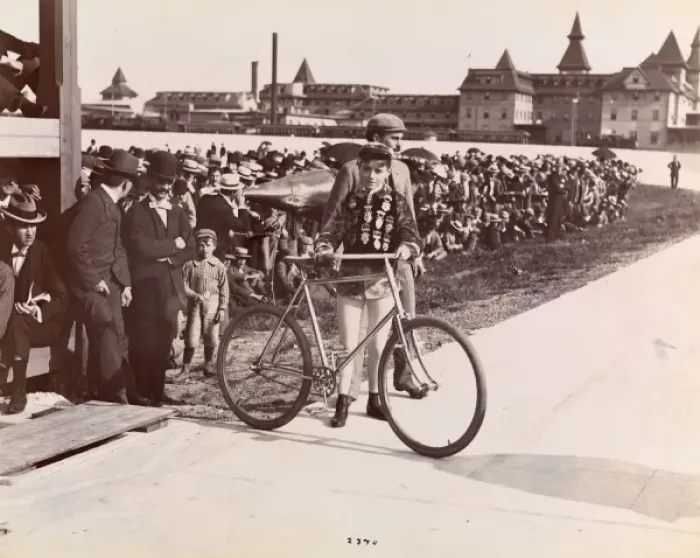 Framed Print : Bicycle race, New York Framed Print : Bicycle race, New York