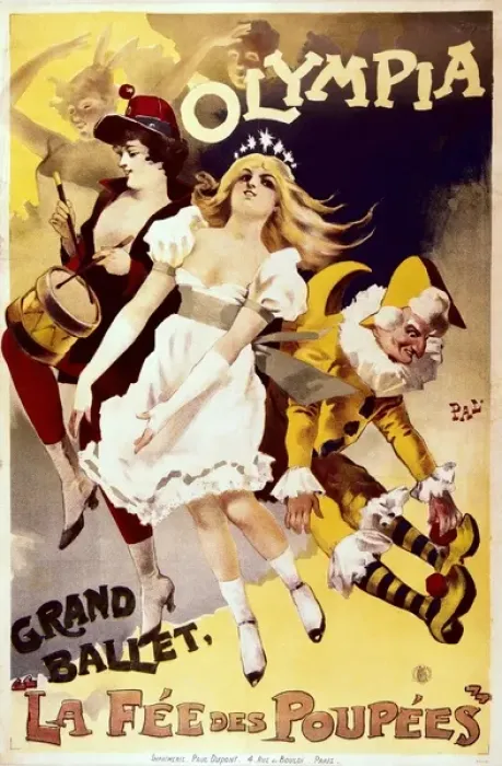 Framed Print : Big ballet The Fairy Doll. Olympia theatre. Poster Framed Print : Big ballet The Fairy Doll. Olympia theatre. Poster
