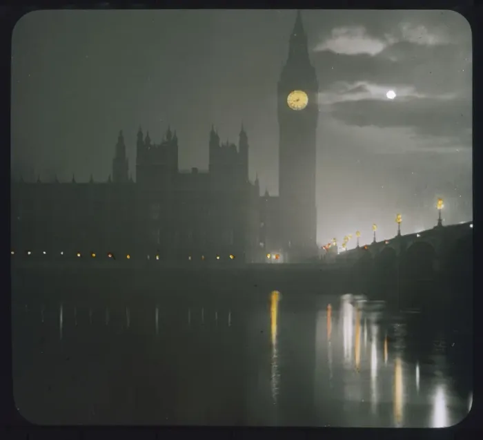 Framed Print : BIG BEN / LANTERN SLIDE Framed Print : BIG BEN / LANTERN SLIDE