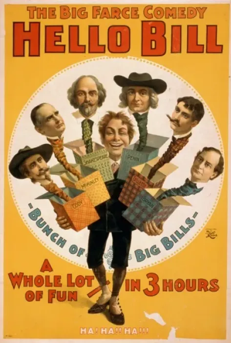 Framed Print : The big farce comedy, Hello Bill a whole lot of fun - in 3 h Framed Print : The big farce comedy, Hello Bill a whole lot of fun - in 3 h