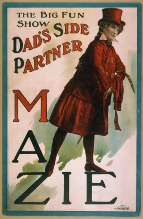 Framed Print : The big fun show, Dads side partner Mazie Framed Print : The big fun show, Dads side partner Mazie