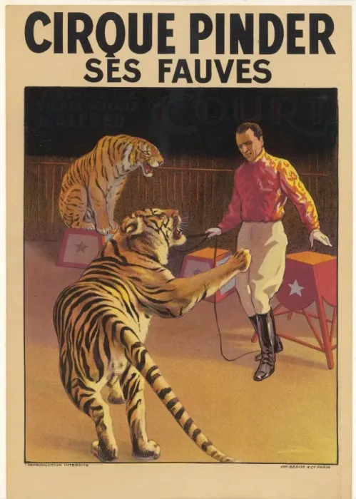 Framed Print : Big Game at the Circus Framed Print : Big Game at the Circus