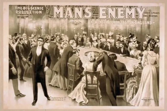 Framed Print : The big scenic production, Mans enemy by Chas. A. Longdon Framed Print : The big scenic production, Mans enemy by Chas. A. Longdon
