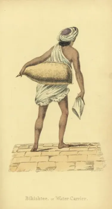 Framed Print : Bihishtee or Indian water carrier Framed Print : Bihishtee or Indian water carrier