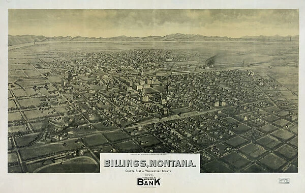 Billings, Montana. County-seat of Yellowstone County. 1904