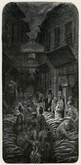 Framed Print : BILLINGSGATE - DORE 5 Framed Print : BILLINGSGATE - DORE 5