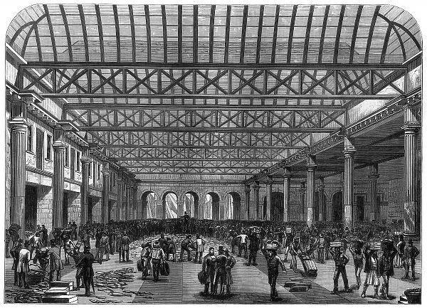 Billingsgate Fish Market, London, 1876