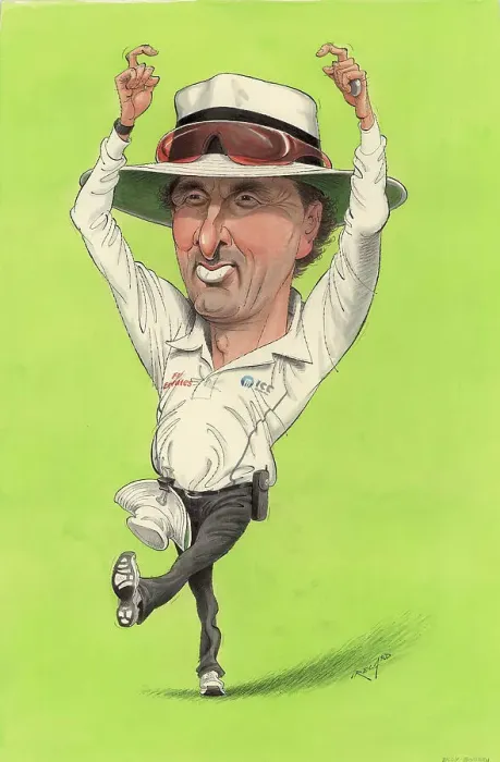 Framed Print : Billy Bowden - Cricket umpire Framed Print : Billy Bowden - Cricket umpire