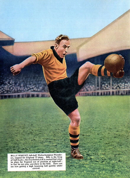 Billy Wright, Wolverhampton and England footballer
