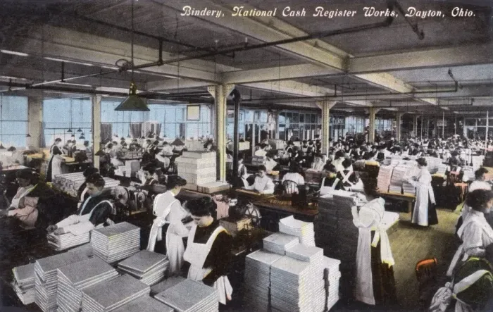 Framed Print : Bindery, National Cash Register Works, Dayton, Ohio, USA Framed Print : Bindery, National Cash Register Works, Dayton, Ohio, USA