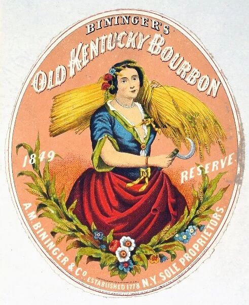 Biningers Old Kentucky Bourbon, AM Bininger & Co. NY sole