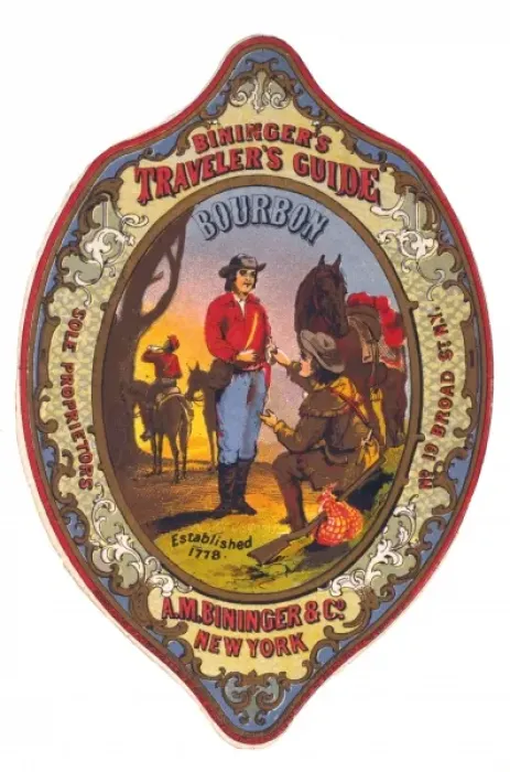Framed Print : Biningers Travelers Guide Bourbon, AM Bininger & Co. New Framed Print : Biningers Travelers Guide Bourbon, AM Bininger & Co. New