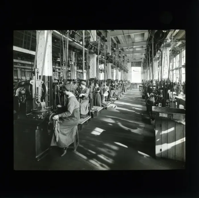 Framed Print : Biplane - Aircraft Factory, Thought to be at Coventry, Warwi Framed Print : Biplane - Aircraft Factory, Thought to be at Coventry, Warwi